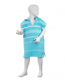 Bio-Strandponcho Kids Aqua