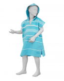 Bio-Strandponcho Kids Aqua
