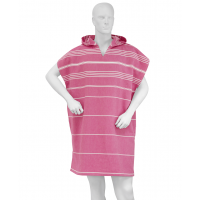 Bio-Strandponcho Fuchsia