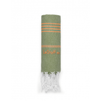 Bio-Hamamtuch Olive-Orange
